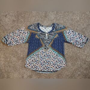 Figueroa & Flower Drawstring Blouse